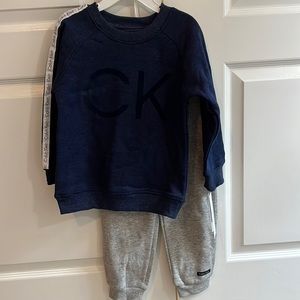 Calvin Klein, boys 4T jogging set